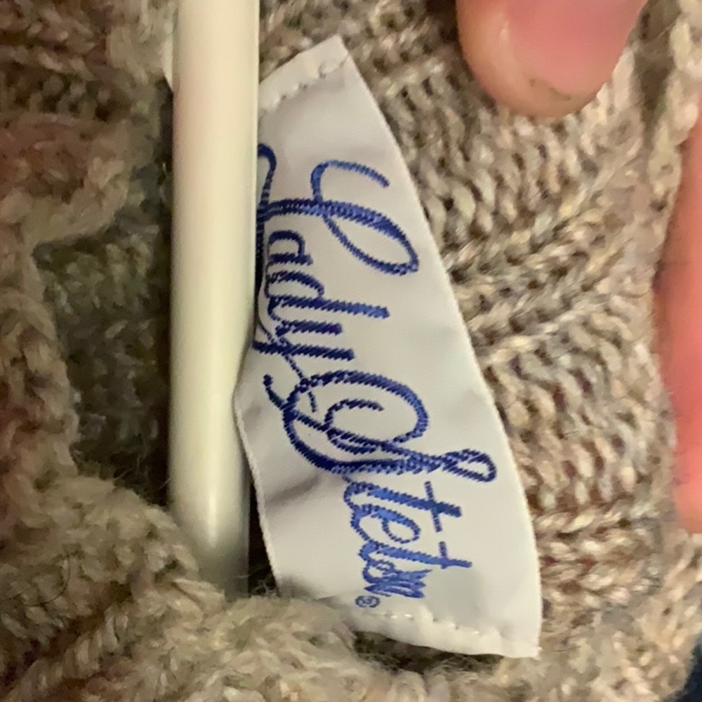Lady Stetson tan sweater